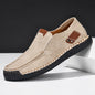 Men's Outdoor Casual Flat Handmade Leather Shoes