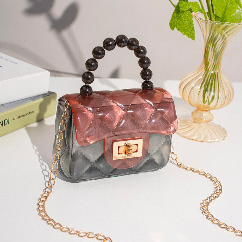 Pearl Handheld Transparent Jelly Bag