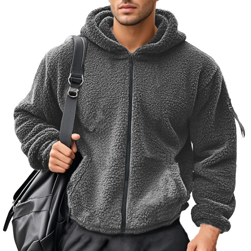 Men's Double-sided Bejirog Loose Hooded Zipper Jacket