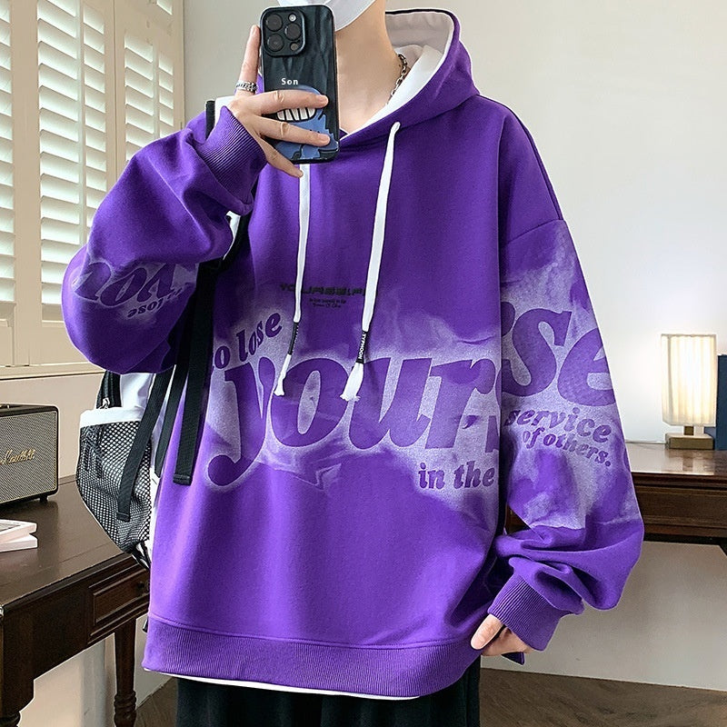 Teen Hooded Sweater Handsome Teen's Autumn Clothing