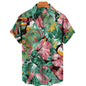 Men's 3D Digital Printing Tropical Forest Animal Hawaiian Shirt