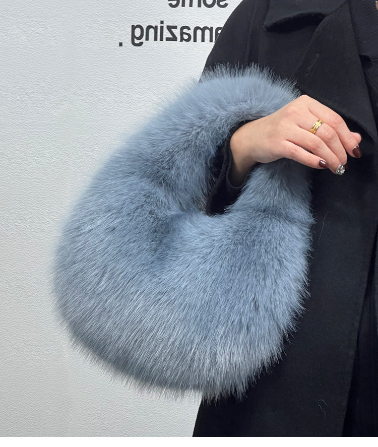 Portable Fur Bag Fall Winter Popular High-grade Niche