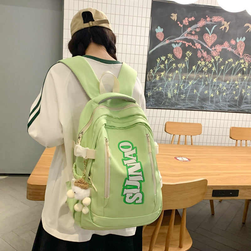 High School Student Lightweight Waterproof Backpack