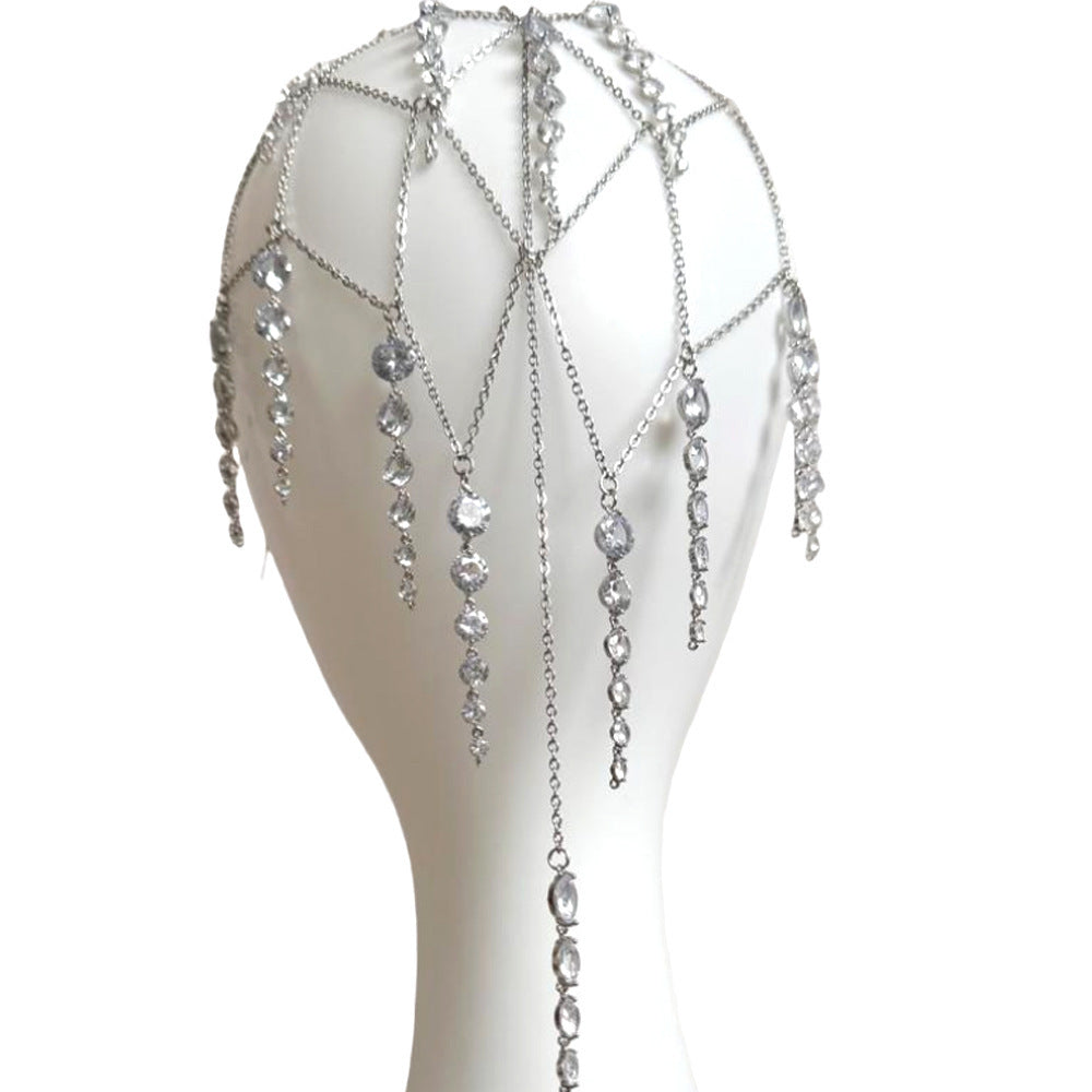 Tassel Headband Women's Rhinestone Chain