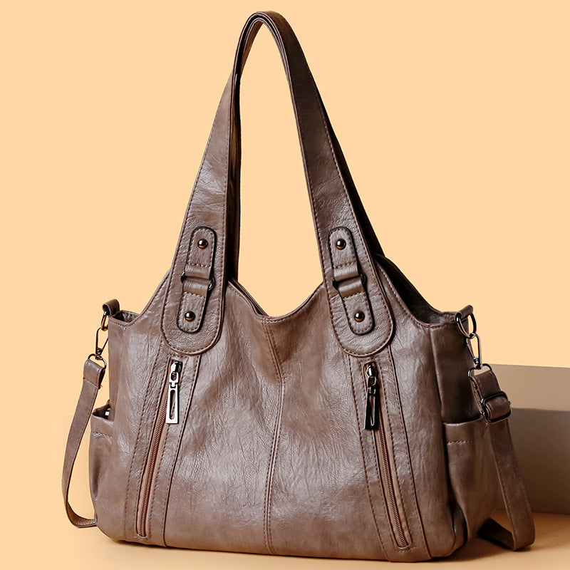 American Vintage Casual All-matching PU Handbag