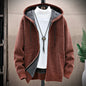 Hooded Sweater Men's Zipper Sweater Slim Fit