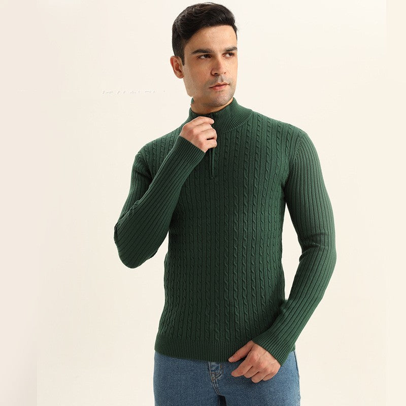 European And American Style Men's Clothing Knitwear Coat