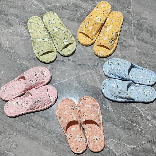 Fabric Slippers Korean Style Three-layer Thickened