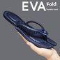 Foldable Travel Couple Flip Flops Plus Size