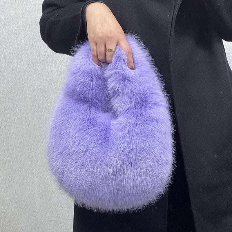 Portable Fur Bag Fall Winter Popular High-grade Niche