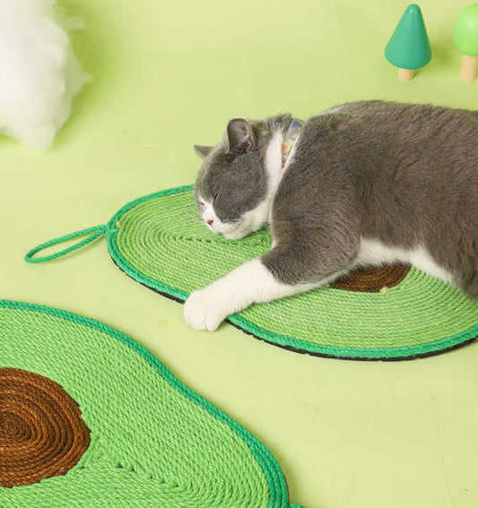 Dura-Coir Avocado Cat Scratch Pad: Stylish & Sustainable Scratch Solution