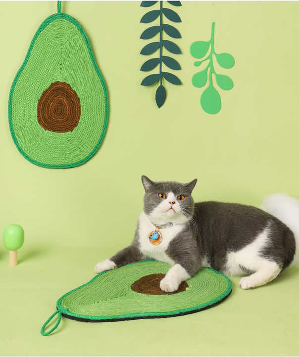 Dura-Coir Avocado Cat Scratch Pad: Stylish & Sustainable Scratch Solution