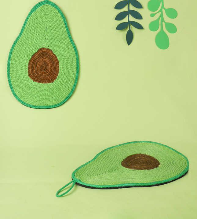 Dura-Coir Avocado Cat Scratch Pad: Stylish & Sustainable Scratch Solution