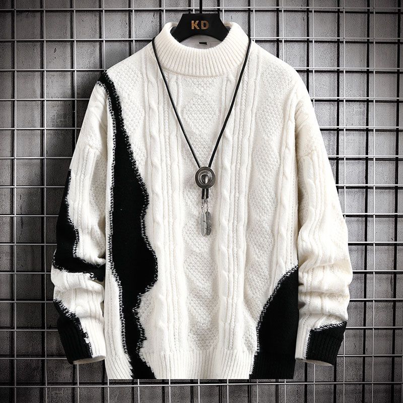 Autumn And Winter New Jacquard Sweater Warm