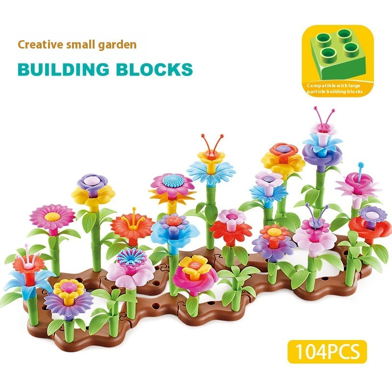 Children's Changeable Garden World Splicing Garden Building Block Set DIY Intelligence Toys